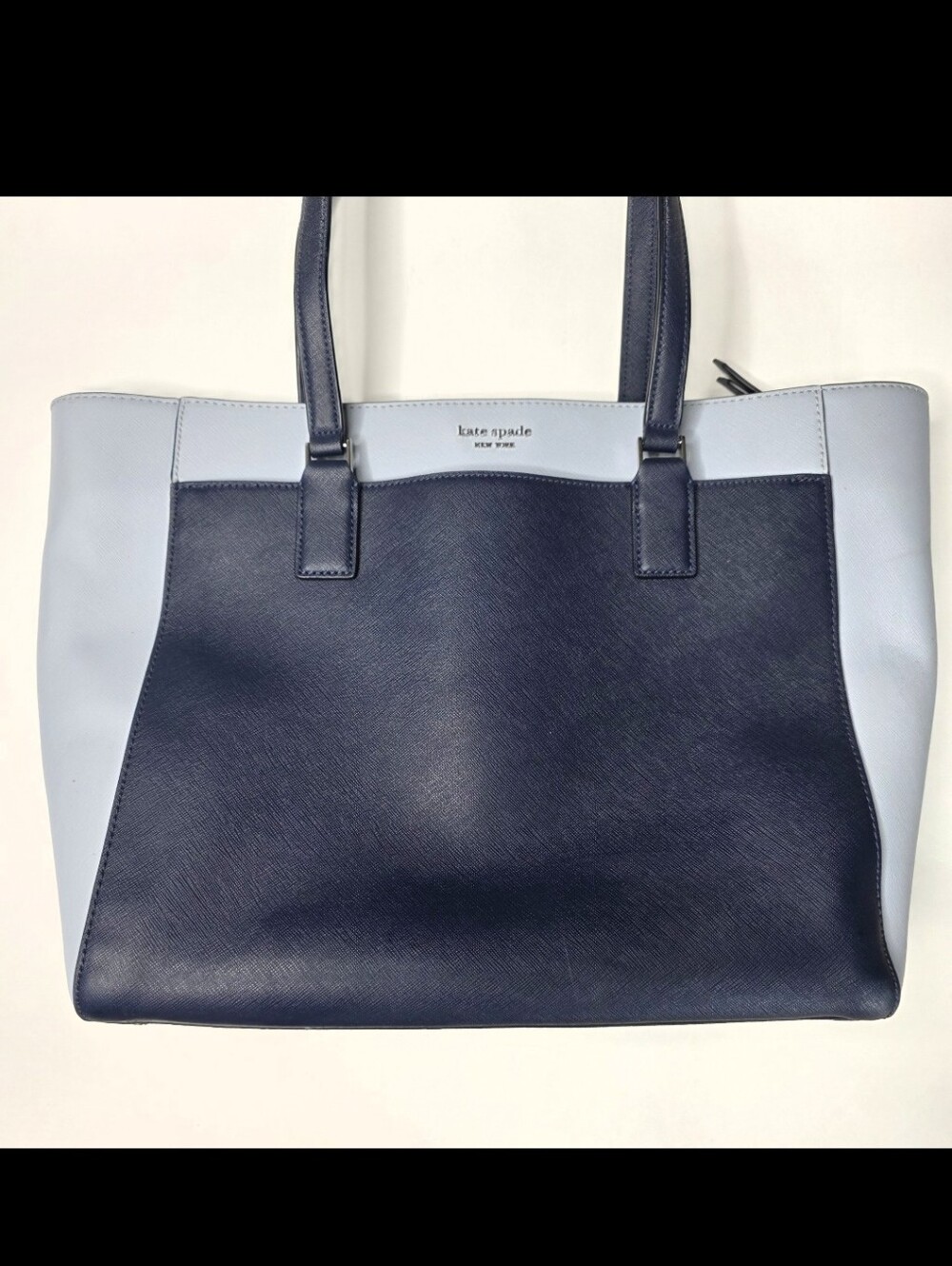 Kate Spade Cameron Laptop Tote Blue Two Tone